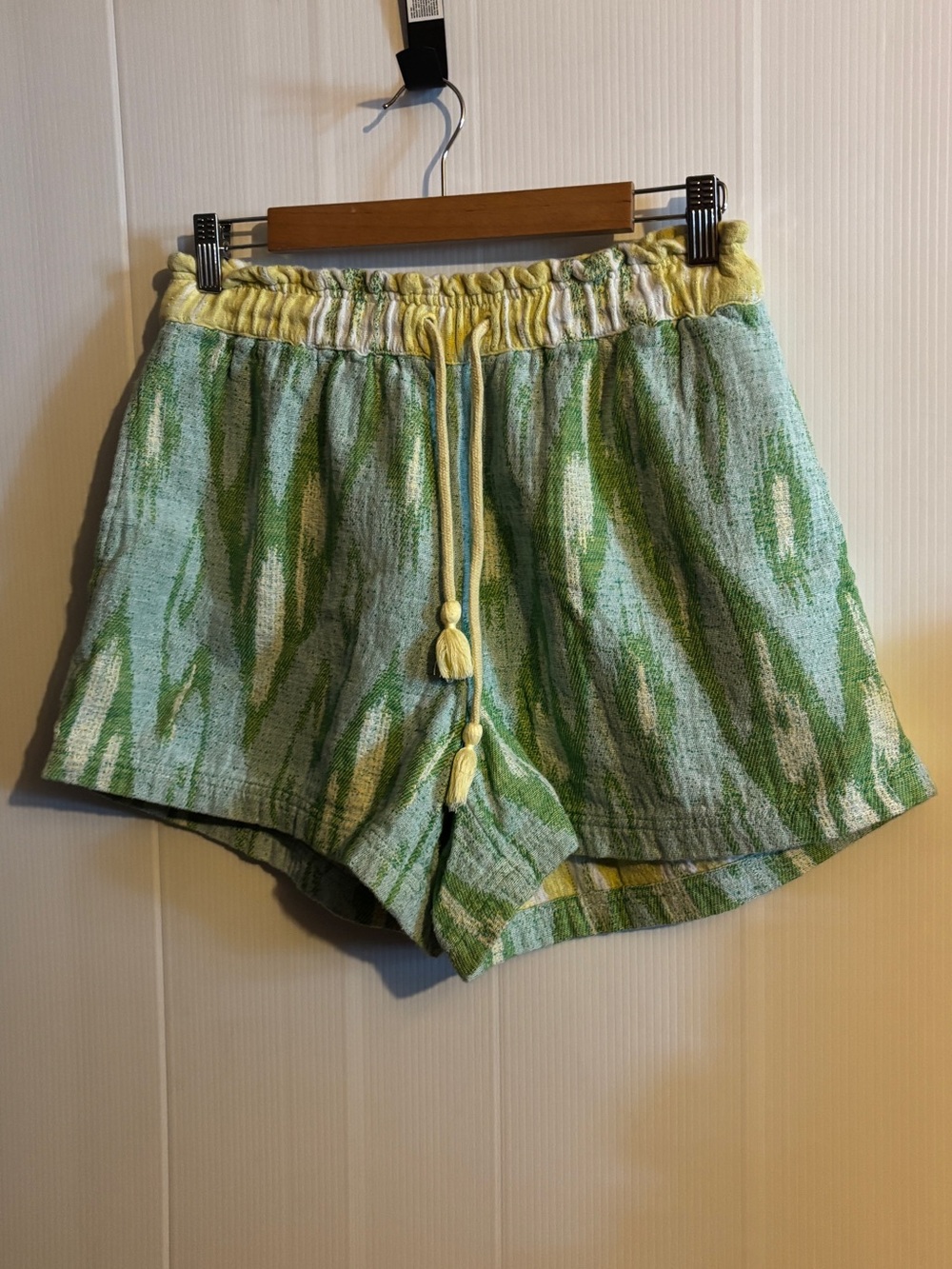 aerie Green Patterned Drawstring Athletic Shorts